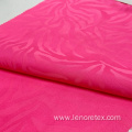 Polyester Fluorescent Color Woven Jacquard Satin Fabric